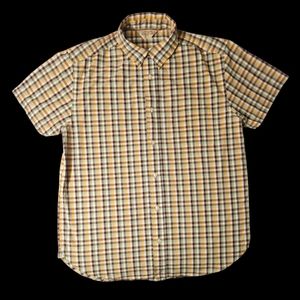 3 FOR $30! Old Navy 100% Cotton Short Sleeve Shirt Size M Black/Green/Gold